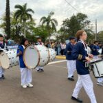 Desfile cívico-militar abre programação de aniversário de 77 anos de Amambai