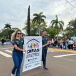Desfile cívico-militar abre programação de aniversário de 77 anos de Amambai