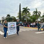 Desfile cívico-militar abre programação de aniversário de 77 anos de Amambai