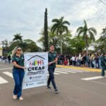 Desfile cívico-militar abre programação de aniversário de 77 anos de Amambai