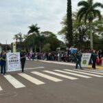 Desfile cívico-militar abre programação de aniversário de 77 anos de Amambai