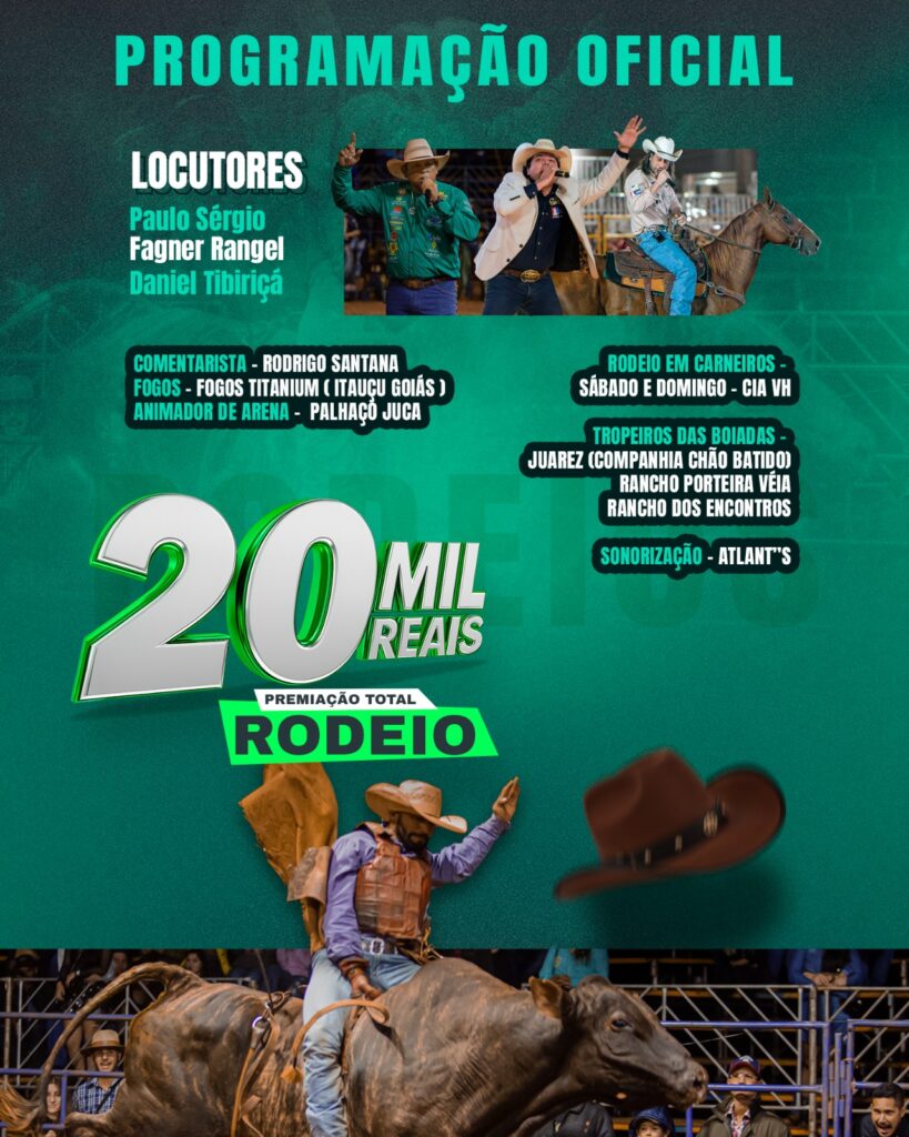 Expobai 2025: programação reúne palestras, shows, rodeios e comemorações dos 77 anos de Amambai
