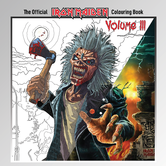 Iron Maiden lança o terceiro livro de colorir oficial Iron Maiden lança o terceiro livro de colorir oficial
