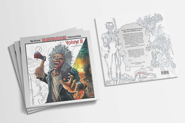 Iron Maiden lança o terceiro livro de colorir oficial Iron Maiden lança o terceiro livro de colorir oficial