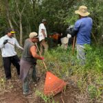Prefeitura de Amambai realiza ação conjunta para interromper acesso irregular e limpar margens do Córrego Areião