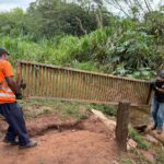 Prefeitura de Amambai realiza ação conjunta para interromper acesso irregular e limpar margens do Córrego Areião