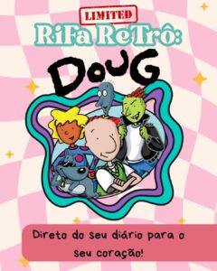Ateliê Mach & Rock lança Rifa Retrô com kit exclusivo inspirado em Doug Funnie
