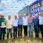 Governador Eduardo Riedel lança início da pavimentação da MS-289 em Amambai Governador Eduardo Riedel lança início da pavimentação da MS-289 em Amambai