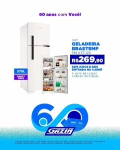 Gazin comemora 60 anos com programação especial na loja de Amambai neste sábado (13)