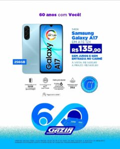 Gazin comemora 60 anos com programação especial na loja de Amambai neste sábado (13)