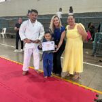 Prefeitura de Amambai realiza entrega de faixas a alunos do judô da Vila Cristina e da Aldeia Limão Verde