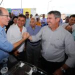 Governador Eduardo Riedel lança início da pavimentação da MS-289 em Amambai Governador Eduardo Riedel lança início da pavimentação da MS-289 em Amambai