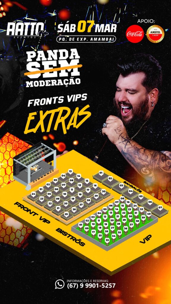 Panda sem Moderação abre o calendário de grandes shows de 2026 em Amambai