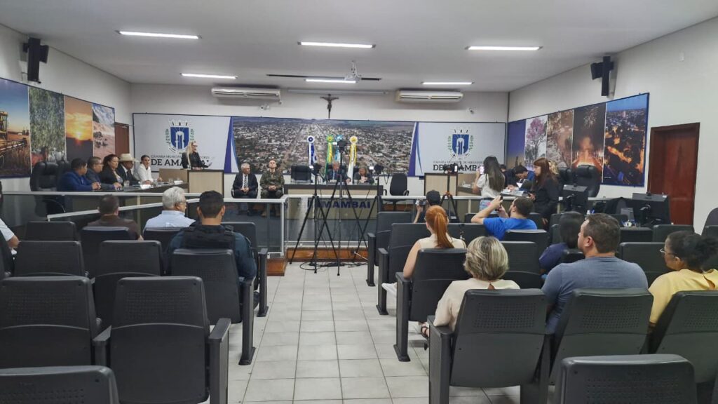 Sessões legislativas de 2026 têm início em Amambai