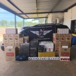 BPMRv apreende mercadorias avaliadas em mais de R$ 450 mil após acompanhamento tático na MS-379