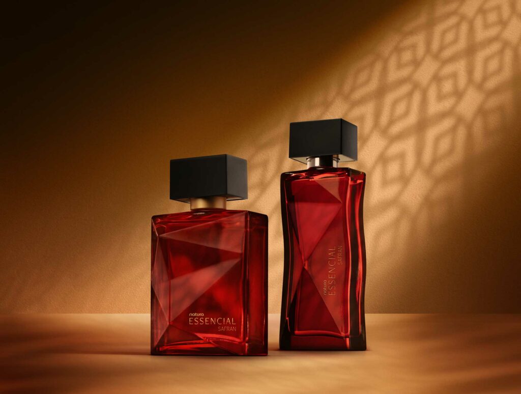 Natura lança Essencial Safran, fragrância que une o luxuoso açafrão da perfumaria árabe com o ishpink, joia amazônica Natura lança Essencial Safran, fragrância que une o luxuoso açafrão da perfumaria árabe com o ishpink, joia amazônica