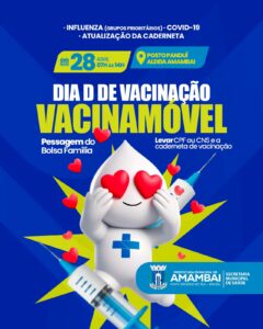 Vacina Móvel leva imunização contra Influenza e Covid-19 à população de Amambai