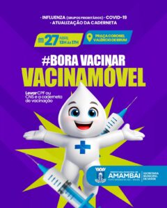 Vacina Móvel leva imunização contra Influenza e Covid-19 à população de Amambai