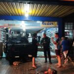 Perseguição policial termina em acidente e apreensão de drogas em Amambai