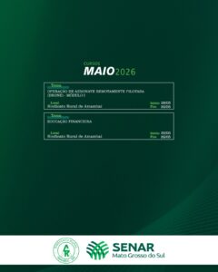 Sindicato Rural de Amambai oferece cursos gratuitos para o mês de maio em parceria com o Senar/MS