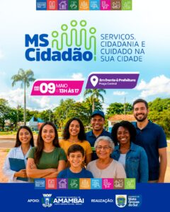 Amambai recebe ação “MS Cidadão” com diversos serviços gratuitos à população