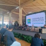 Prefeito Sérgio Barbosa participa da inauguração do estacionamento vertical da ALEMS e lançamento de livro histórico dos 45 anos da Assembleia