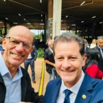 Prefeito Sérgio Barbosa participa da inauguração do estacionamento vertical da ALEMS e lançamento de livro histórico dos 45 anos da Assembleia