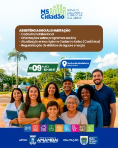 Amambai recebe ação “MS Cidadão” com diversos serviços gratuitos à população