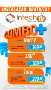 Procurando internet em Amambai? Intech Telecom TV oferece instalação gratuita e planos a partir de R$ 80 Procurando internet em Amambai? Intech Telecom TV oferece instalação gratuita e planos a partir de R$ 80