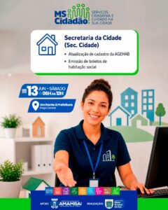 Prefeitura de Amambai levará ampla oferta de serviços ao MS Cidadão promovido pelo Governo do Estado de Mato Grosso do Sul Prefeitura de Amambai levará ampla oferta de serviços ao MS Cidadão promovido pelo Governo do Estado de Mato Grosso do Sul