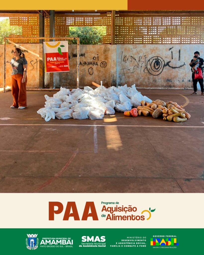 PAA Indígena beneficia 350 famílias com entrega de alimentos na Aldeia Amambai