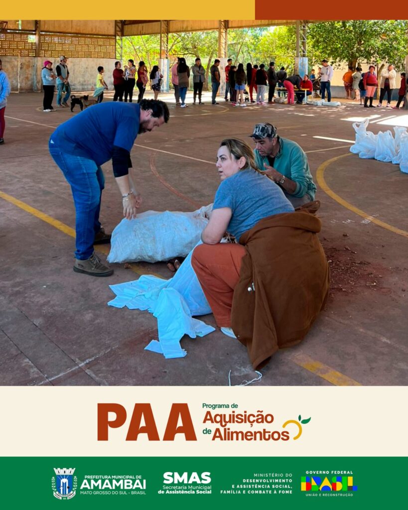 PAA Indígena beneficia 350 famílias com entrega de alimentos na Aldeia Amambai