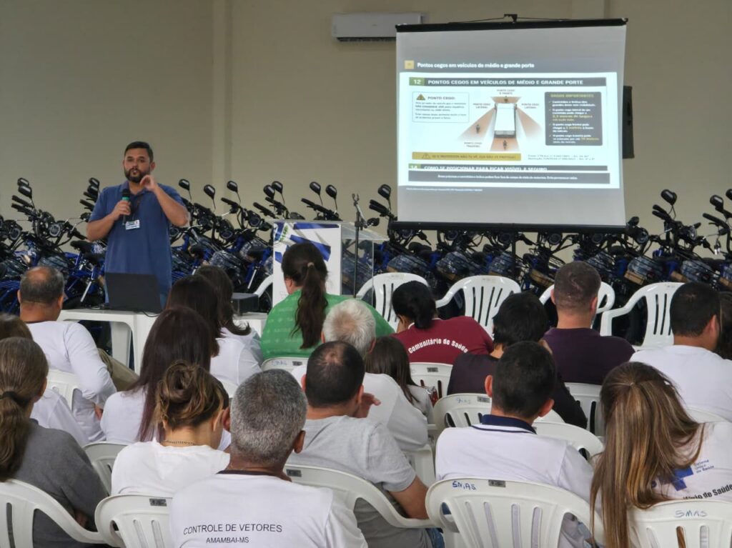 Prefeitura de Amambai entrega bicicletas elétricas para ACS e ACE