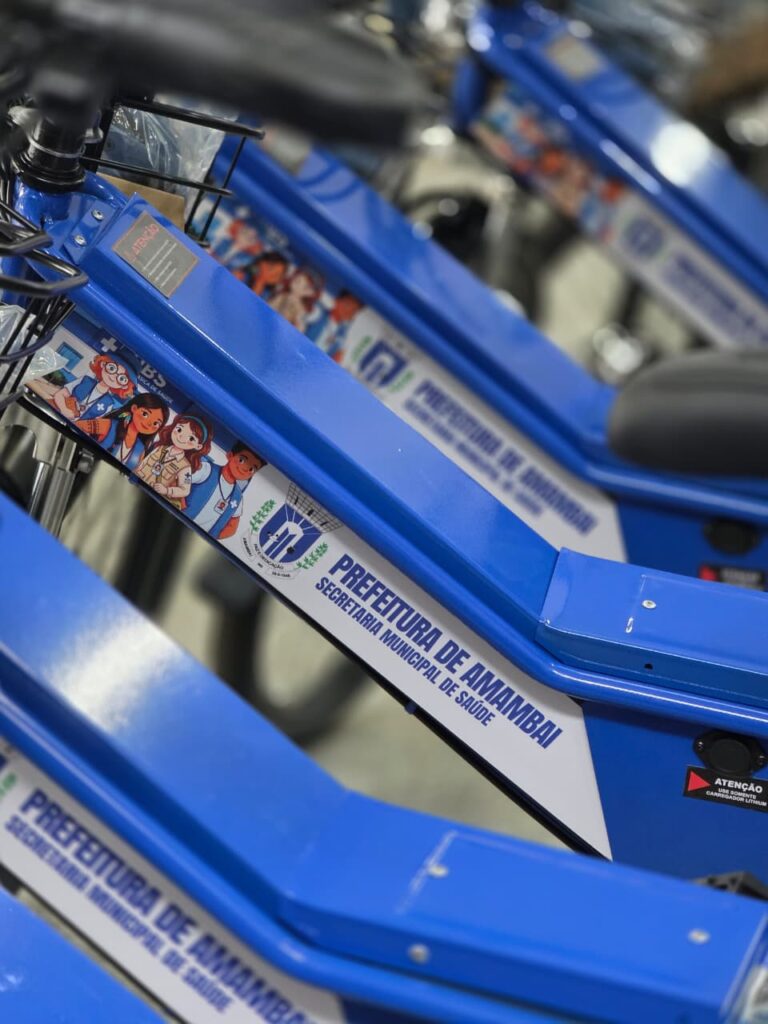 Prefeitura de Amambai entrega bicicletas elétricas para ACS e ACE