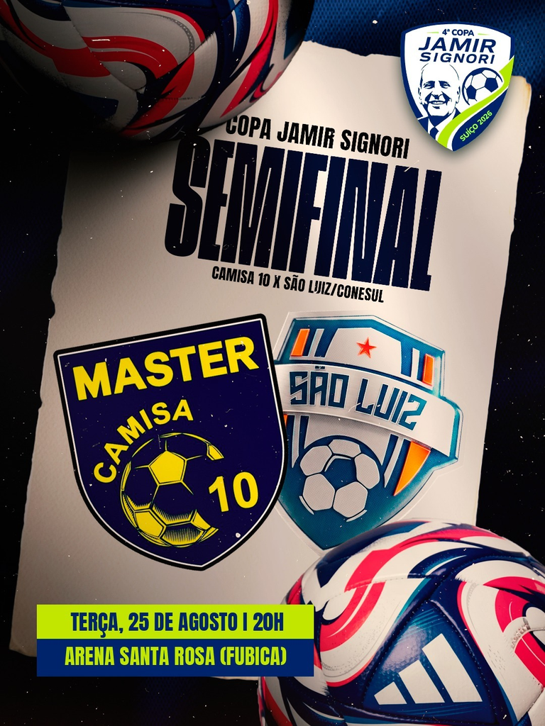 4ª Copa Jamir Signori realiza semifinal nesta terça-feira (25) em Amambai 4ª Copa Jamir Signori realiza semifinal nesta terça-feira (25) em Amambai