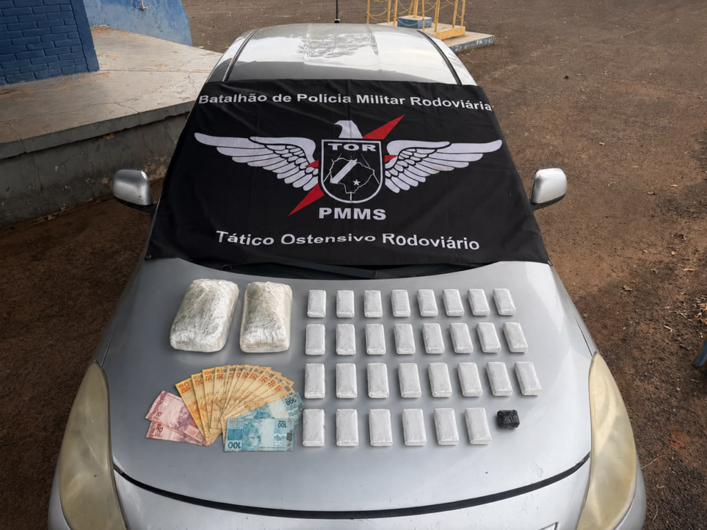 Amambai: TOR do BPMRv apreende drogas avaliadas em R$ 216 mil durante Operação Protetor na MS-1566