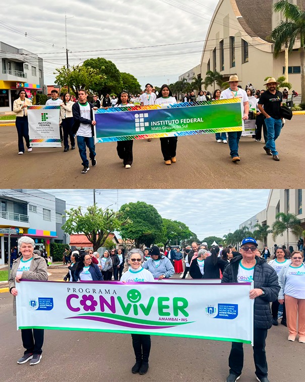 Desfile Cívico de 7 de Setembro reúne escolas, instituições, empresas e Exército em Amambai Desfile Cívico de 7 de Setembro reúne escolas, instituições, empresas e Exército em Amambai