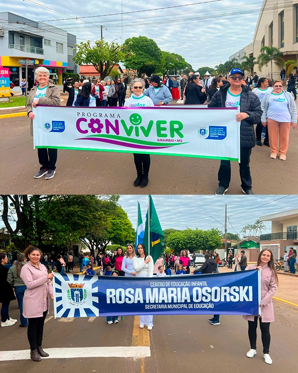 Desfile Cívico de 7 de Setembro reúne escolas, instituições, empresas e Exército em Amambai Desfile Cívico de 7 de Setembro reúne escolas, instituições, empresas e Exército em Amambai