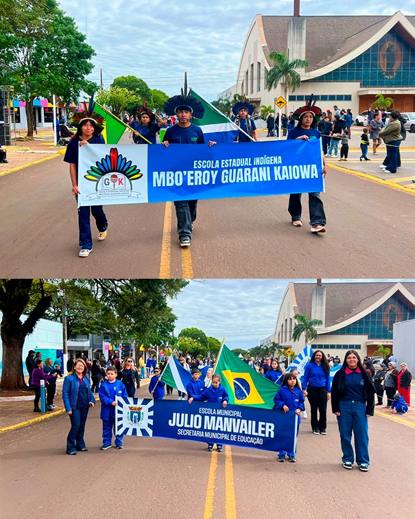Desfile Cívico de 7 de Setembro reúne escolas, instituições, empresas e Exército em Amambai Desfile Cívico de 7 de Setembro reúne escolas, instituições, empresas e Exército em Amambai
