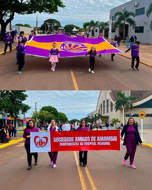 Desfile Cívico de 7 de Setembro reúne escolas, instituições, empresas e Exército em Amambai Desfile Cívico de 7 de Setembro reúne escolas, instituições, empresas e Exército em Amambai