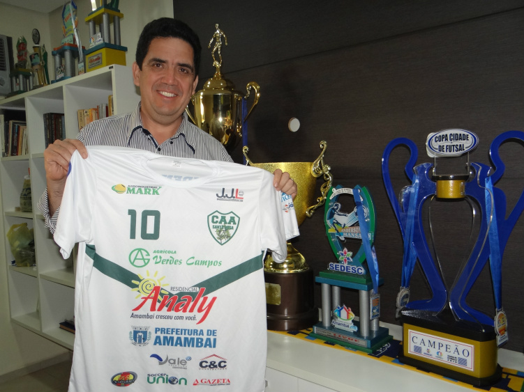 CAA/Santa Rosa de Amambai continua na disputa pela Copa Morena Diretor do CAA, Odil Toledo / Foto: Moreira Produções