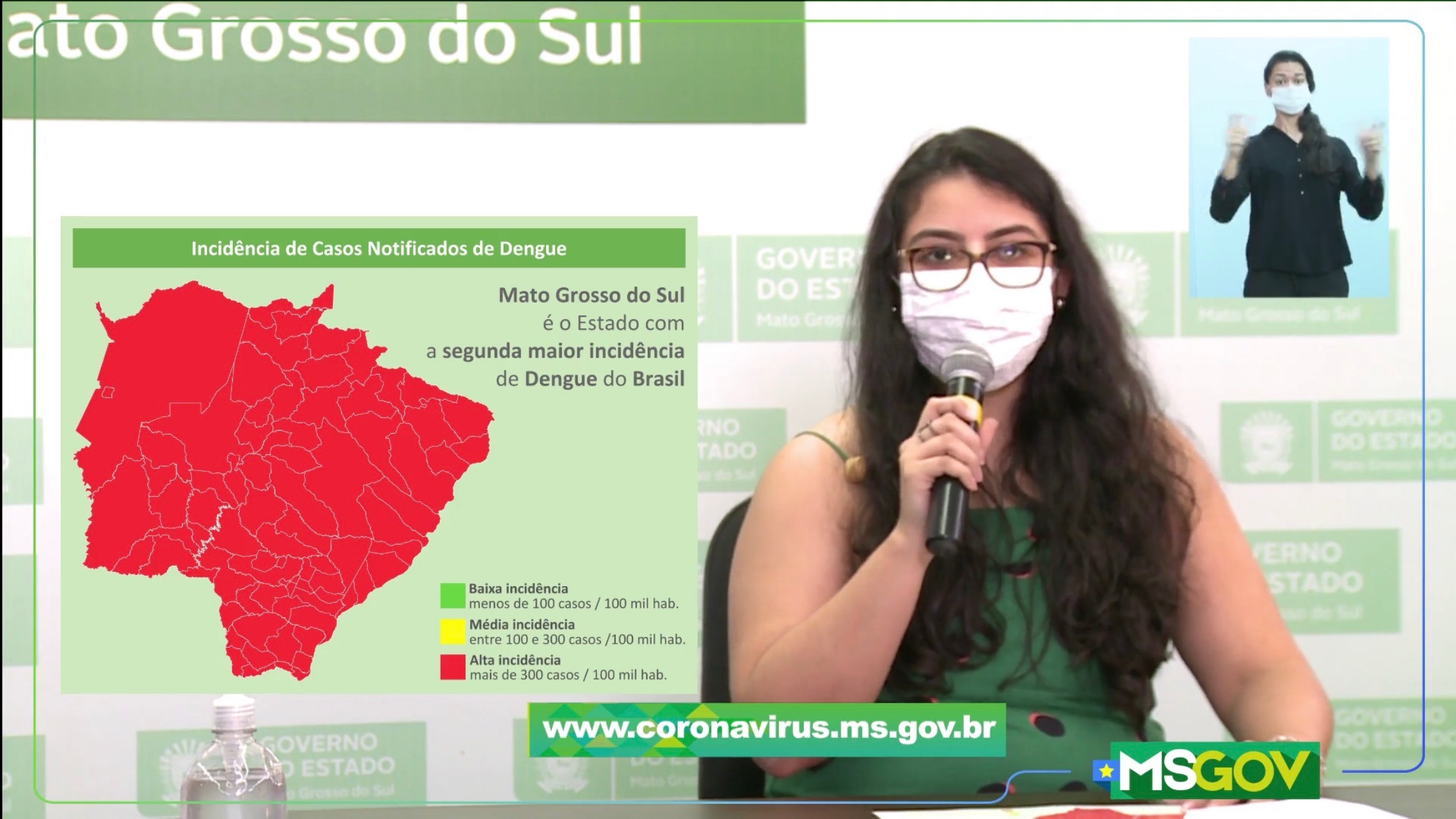 MS é o hoje o estado com a segunda maior incidência de dengue no Brasil Foto: Divulgação