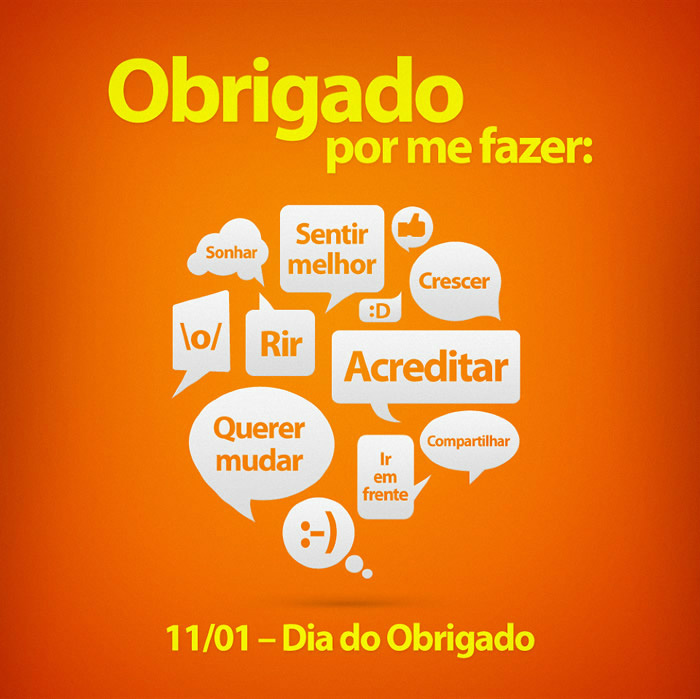 11 de Janeiro - Dia Internacional do Obrigado