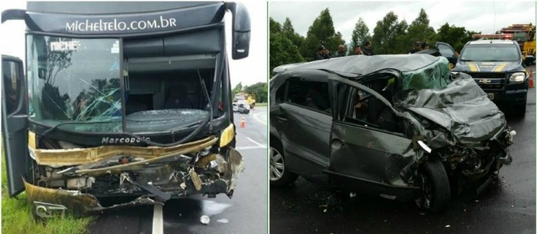 Acidente com ônibus do cantor Michel Teló mata três pessoas no Paraná