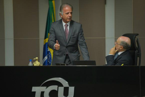 Ministro José Múcio Monteiro na sessão que, em junho, analisou as contas de 2015 da presidenta afastada Dilma Rousseff / Foto: José Cruz/Agência Brasil