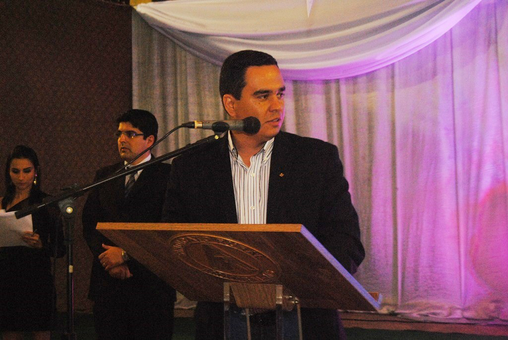 Agronegócio e eleições são destaques na abertura da Expobai 2014 O presidente do Sindicato Rural de Amambai, Diogo Peixoto.