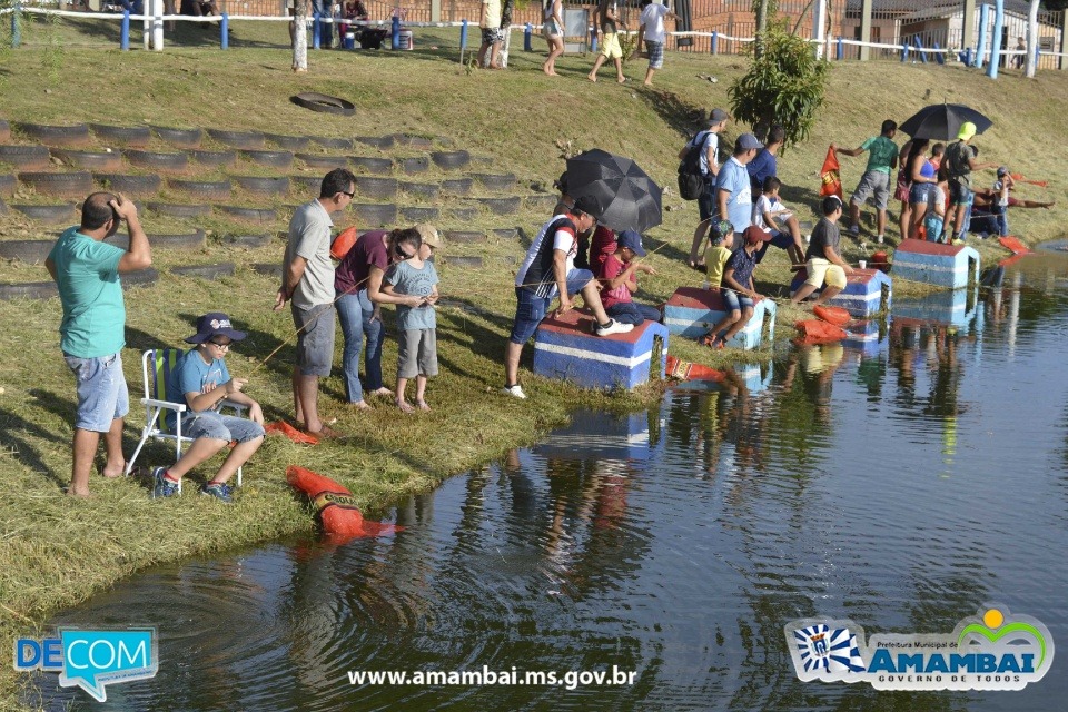 Torneio de Pesca ocorreu durante a 16ª Feira do Peixe Vivo Centenas de pessoas participaram da pescaria / Fotos: Decom
