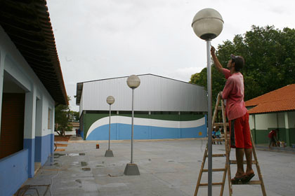 Convênio beneficiará 40 municípios com reforma de escolas; duas são em Amambai Convênio beneficiará 40 municípios com reforma de escolas; duas são em Amambai