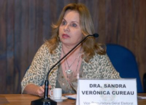 Vice-procuradora Eleitoral pede multa a Lula por propaganda fora de época Vice-procuradora-geral Eleitoral, Sandra Cureau.