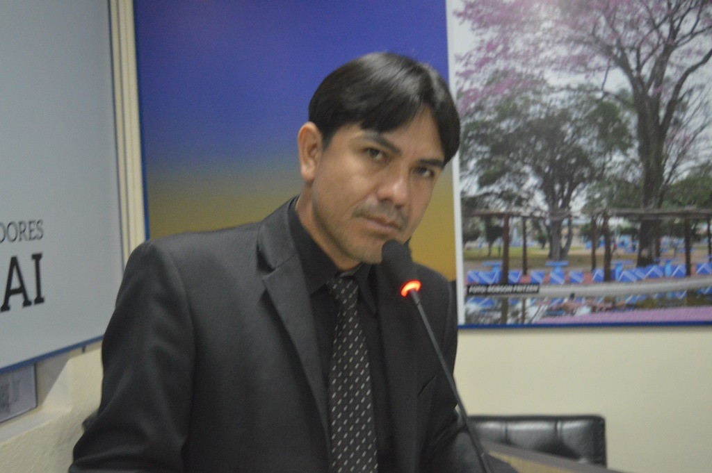 Representante das comunidade indígenas no legislativo de Amambai, vereador Ismael Guarani Kaiowá / Foto: Moreira Ptroduções
